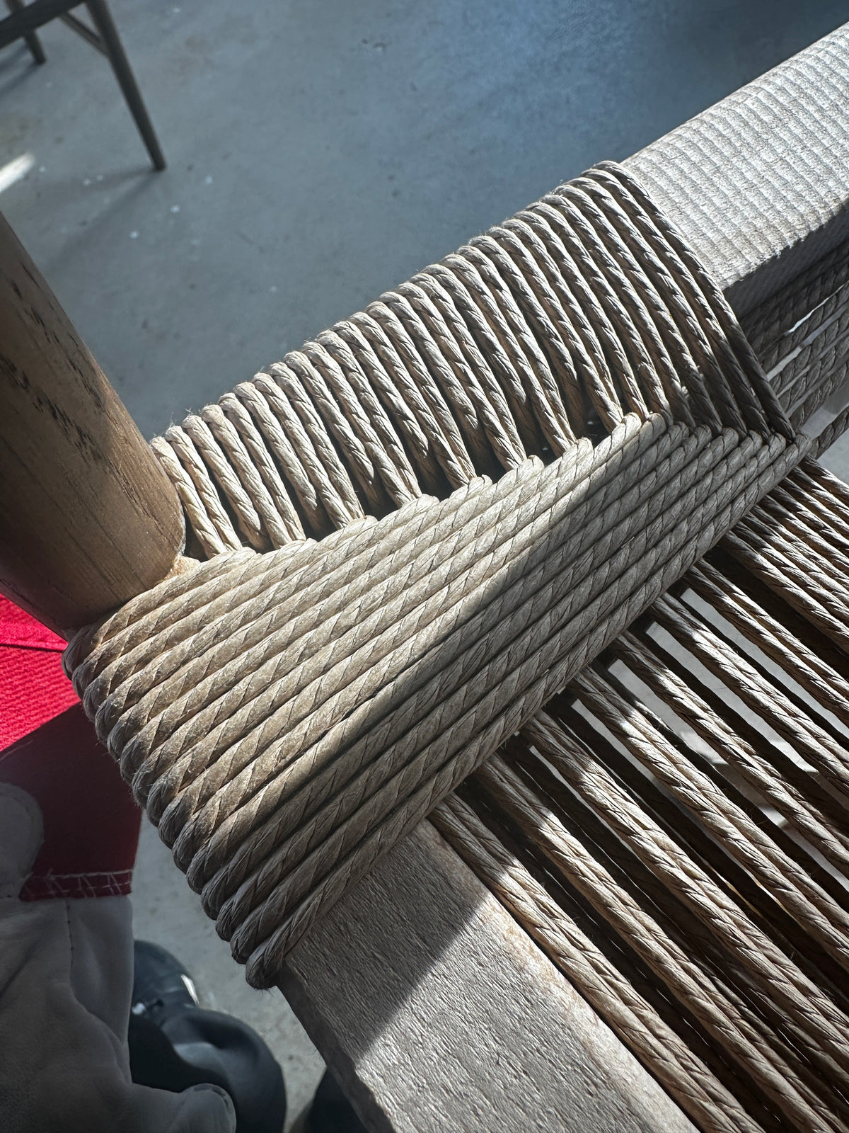Danish paper cord weaving course