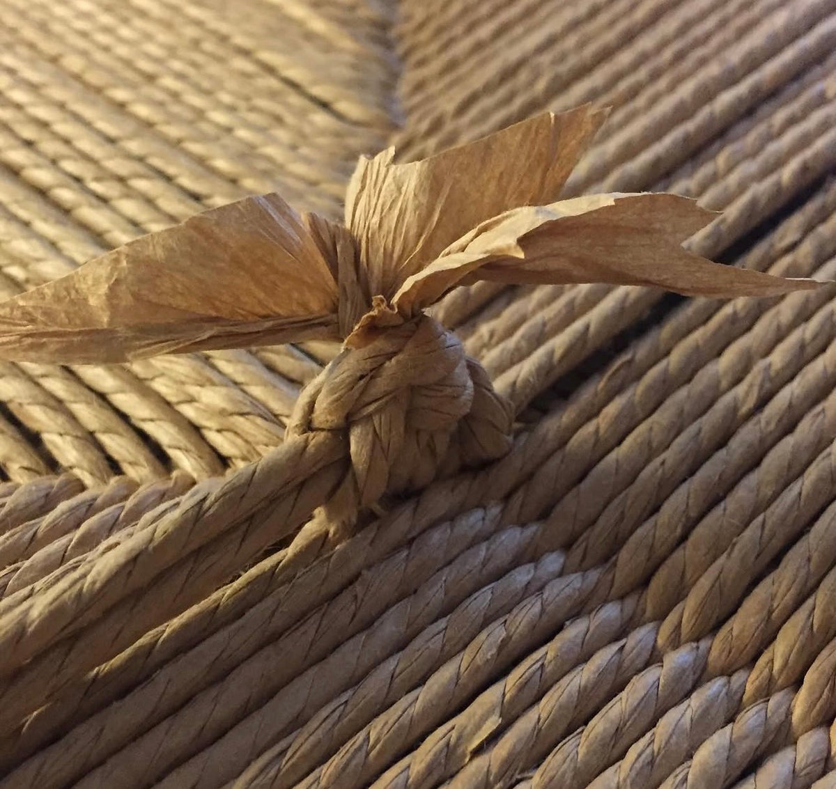 Danish paper cord weaving course