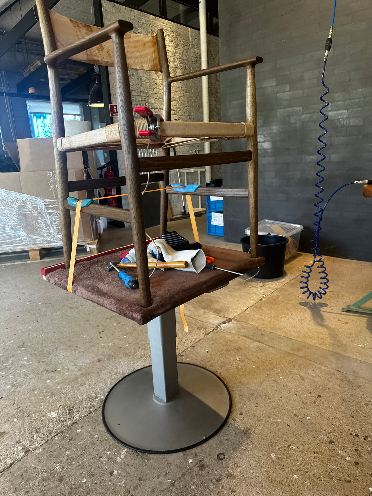 Danish paper cord weaving course