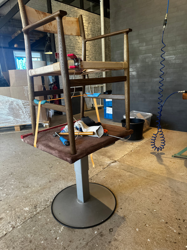 Danish paper cord weaving course